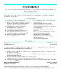 Writing tips, suggestions and more. Quality Assurance Inspector Resume Example Company Name San Antonio Texas
