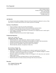 Data Entry Job Description For Resume Sample Cover Letter 15 Data