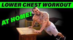 5 minute at home lower chest workout