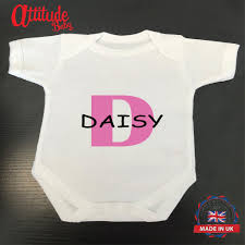 personalised baby grow baby shower gift
