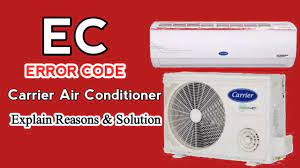 carrier air coditioner ec error code