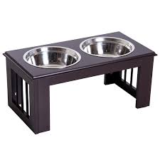 pet feeder elevated base cat puppy