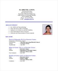Cv Format In Indian Style Resume Maker