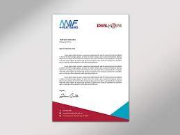 A letterhead, or letterheaded paper, is the heading at the top of a sheet of letter paper (stationery). Design Joint Venture Letterhead Of 2 Companies 2 Logos In 1 Letterhead Freelancer