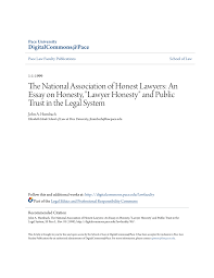 pdf the national association of honest lawyers an essay on honesty pdf the national association of honest lawyers an essay on honesty lawyer honesty and public trust in the legal system