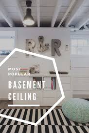 11 Most Popular Basement Ceiling Ideas