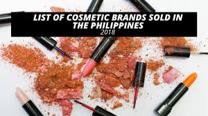 cosmetic brands sold in the philippines