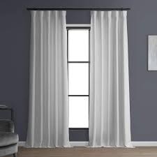 solid rod pocket room darkening curtain