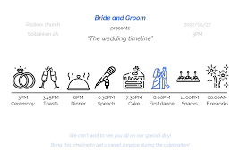 best 5 wedding timeline templates to