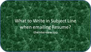 Remember, it's your chance to make a first impression! What To Write In Subject Line When Emailing Resume For Freshers Interview Questions