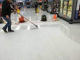 floor striping and waxing service