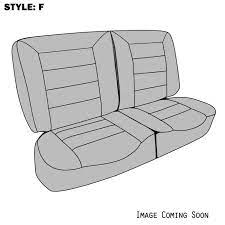 Seat Covers Rear Only Style F 1983