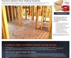 hydronic heating best system for