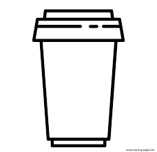 Starbucks drink coloring pages template. Takeout Coffee Cup Starbucks Coloring Pages Printable