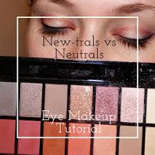 new trals vs neutrals eye makeup tutorial