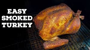 a turkey on a traeger pellet grill