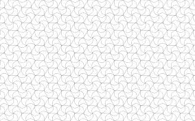 Clipart Hexagonal Line Art Pattern