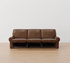 Turner Roll Arm Leather Power Reclining