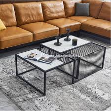 Modern Nesting Square Coffee Table