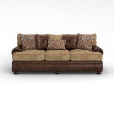 telluride three seat sofa in brown