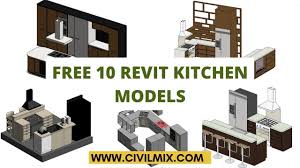 10 revit kitchen models and