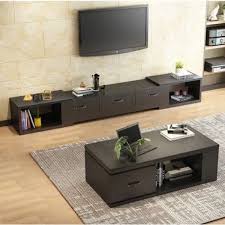 tv stand and centre table set matte