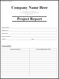 Formal Business Report Template Template For Business Report