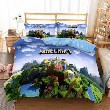 minecraft isometric 3 piece twin bed