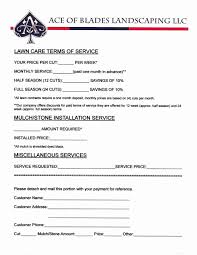 Lawn Service Proposal Template Free Unique Best Of Printable