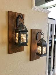 Set Of Hanging Lantern Sconces