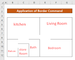 how to draw a floor plan in excel 2