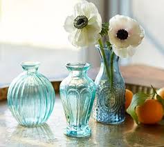 Vintage Inspired Pressed Glass Bud Vase