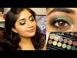 smoky green eye makeup tutorial sleek