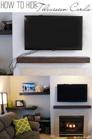 how to hide tv cords burlap and