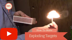 diy homemade exploding targets you