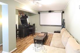 make your own diy basement theater room