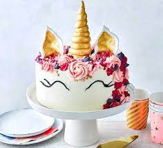 Unicorn Themed Cake gambar png