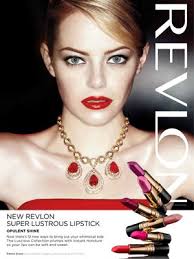 emma stone revlon makeup ads