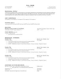 Resume Samples Division Of Student Affairs