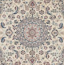 nain 9la persian rug white 210 x 137 cm