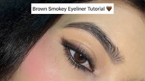 1 minute easy brown smokey eye tutorial