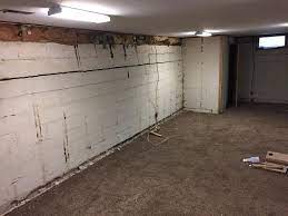 Bowing Basement Wall How To Fix And