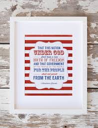 Red White And Blue Wall Art