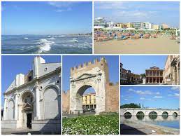 Its coastline stretches 15 km and touches other localities. Rimini Wikipedia
