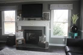 Decorating A Mantel With A Tv Re Fabbed