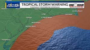Tropical storm warning in effect as ...