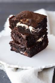 fudgy chocolate chip brownies the