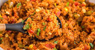 Spanish Rice And Ground Beef gambar png