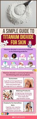 anium dioxide for skin benefits