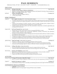 Captivating Resume Examples College Students For Sample